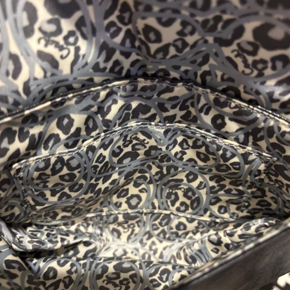 Coach poppy glossy liquid leather top handle mini pouch shoulder bag - Picture 15 of 16